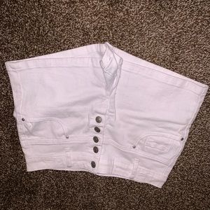 High waisted shorts